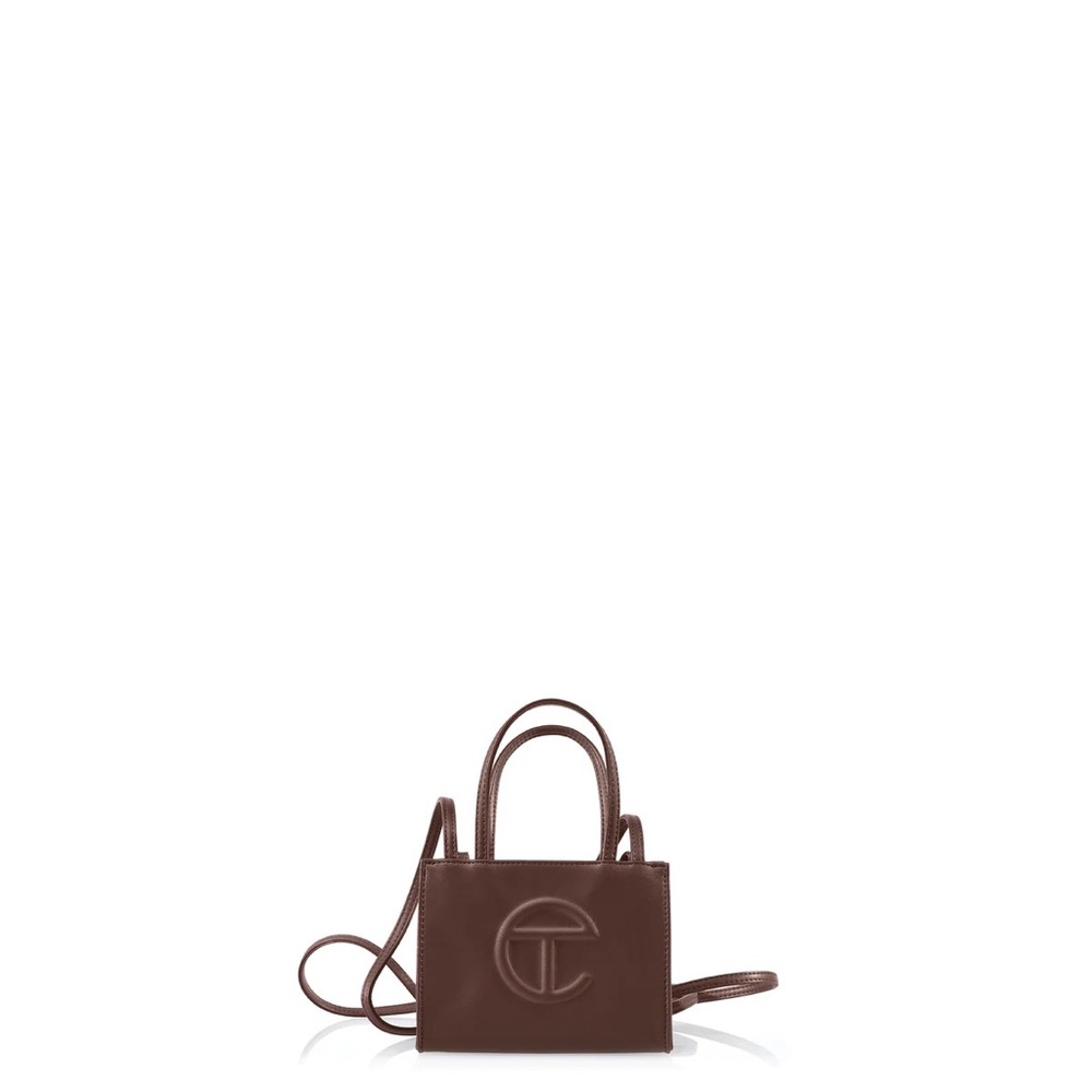 TELFAR shopping bag small brown